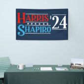 Harris Shapiro 2024 レトロキャンペーン 横断幕 (トレードショー)