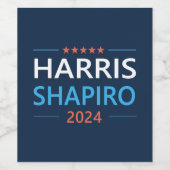 Harris Shapiro 2024 ワインラベル (シングルラベル)