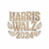 Harris Tim Walz クレスト ヴィンテージ Harris Waltz 2024  シール (正面)