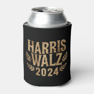 Harris Tim Walz クレスト ヴィンテージ Harris Waltz 2024 缶クーラー