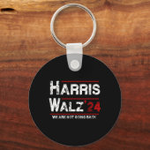 Harris Tim Walz 2024我々は選挙に戻らない キーホルダー (正面)
