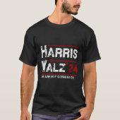 Harris Tim Walz 2024我々は選挙に戻らない Tシャツ (正面)