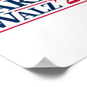 Harris Tim Walz 2024 24 Brat Usa Tee社長へ ポスター (角)