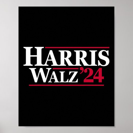 Harris Tim Walz 2024 24 Brat Usa Tee社長へ ポスター (正面)
