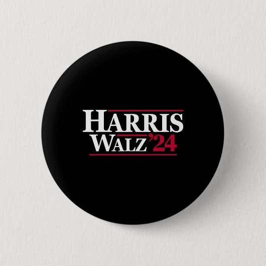 Harris Tim Walz 2024 24 Brat Usa Tee社長へ 缶バッジ (正面)
