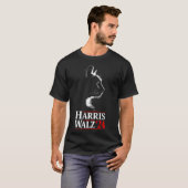 Harris Tim Walz Waltz 2024 Vp おもしろい Cat Harris Wal Tシャツ (正面フル)