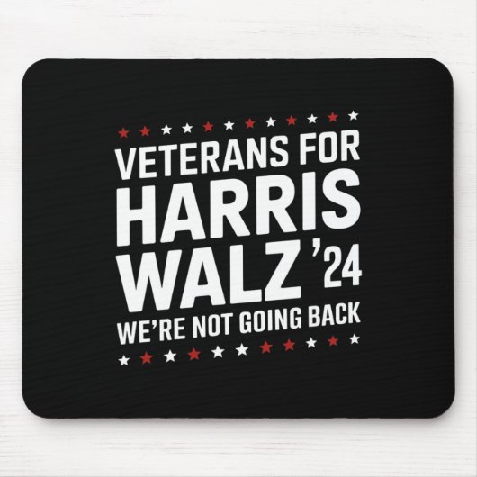 Harris W 24の退役軍人が戻らなかった マウスパッド (正面)