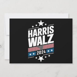 Harris Waltz 2024 カマラ・ハリス ティム・ウォルツ 2024 招待状