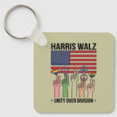 Harris Waltz 2024 団結の時代 〜分断を超えて〜 キーホルダー (正面)