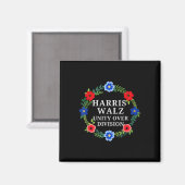 Harris Waltz 2024 Unity Over Division Vote Harris マグネット (正面/裏面)