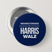 Harris Walzのためのミッドウェスタナー 缶バッジ (正面&裏面)