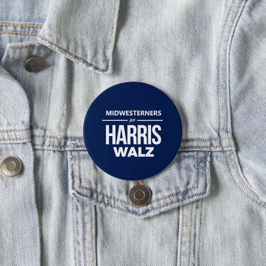 Harris Walzのためのミッドウェスタナー 缶バッジ (インサイチュ)