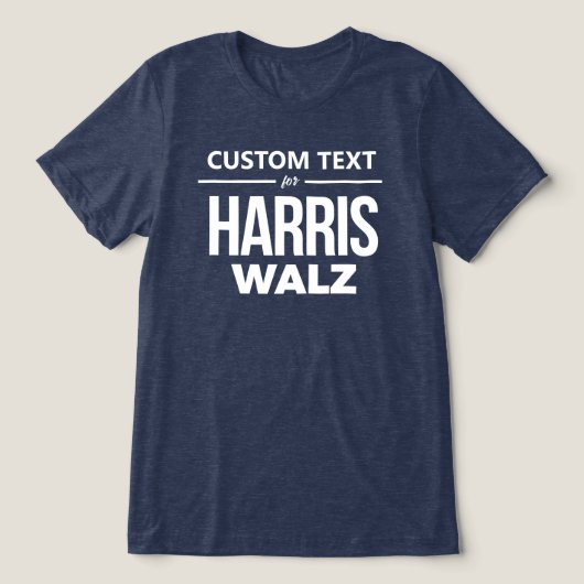 Harris Walzのカスタムデザイン トライブレンドＴシャツ (デザイン正面)