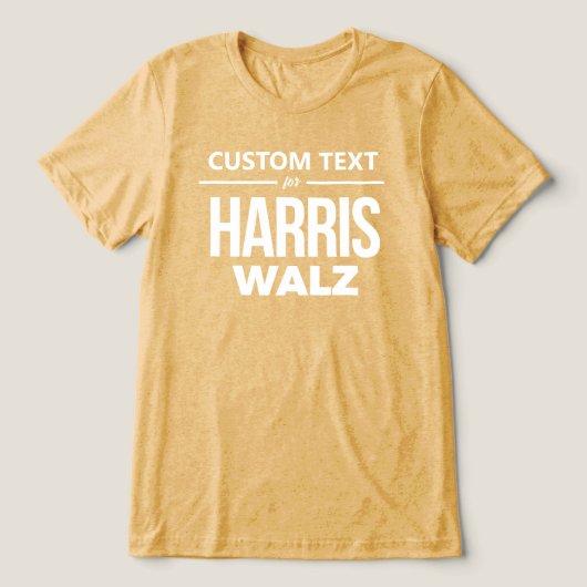 Harris Walzのカスタムデザイン トライブレンドＴシャツ (デザイン正面)