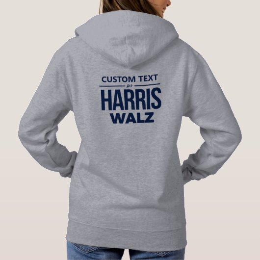 Harris Walzのカスタムデザイン パーカ (裏面)