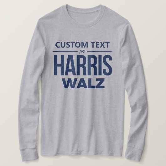 Harris Walzのカスタムデザイン Tシャツ (デザイン正面)