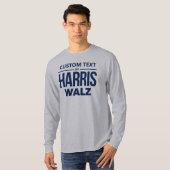 Harris Walzのカスタムデザイン Tシャツ (正面フル)