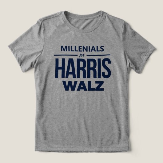 Harris Walzのミレニアルズ トライブレンドＴシャツ (デザイン正面)