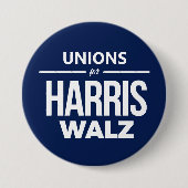 Harris Walzの労働組合 缶バッジ (正面)