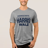 Harris Walzの民主党員 トライブレンドTシャツ (正面)