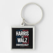 Harris Walz明らかにHarris Waltz 2024選挙 キーホルダー (正面)