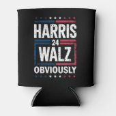 Harris Walz明らかにHarris Waltz 2024選挙 缶クーラー (正面)