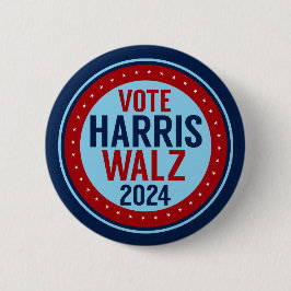 Harris Walz氏の2024年大統領選挙に投票 缶バッジ