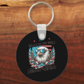 Harris Walz おもしろい 2024バルツからウォルツ選挙へ キーホルダー (正面)