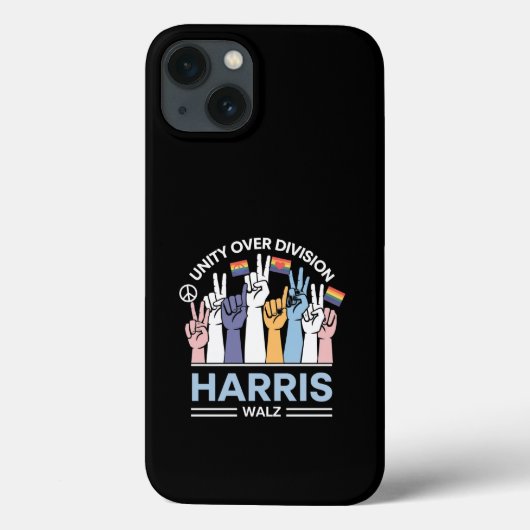 Harris Walz ワルツ 2024 団結は分断に勝つ Case-Mate iPhoneケース (裏面)