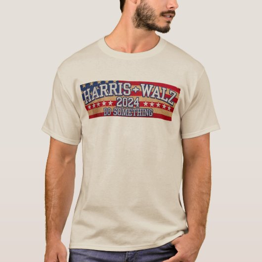 HARRIS WALZ "何かをする" Tシャツ (正面)