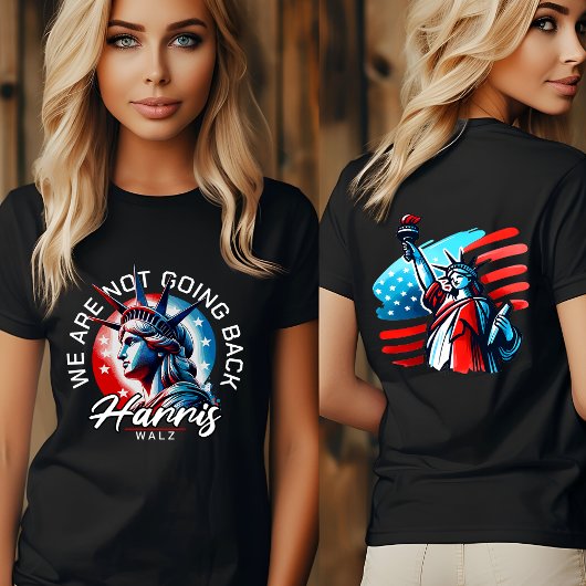 Harris Walz :我々は戻ってこない トライブレンドTシャツ