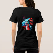Harris Walz :我々は戻ってこない トライブレンドTシャツ (裏面)