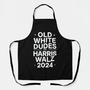 Harris Walz 民主党を支持する白人おじさんたち エプロン