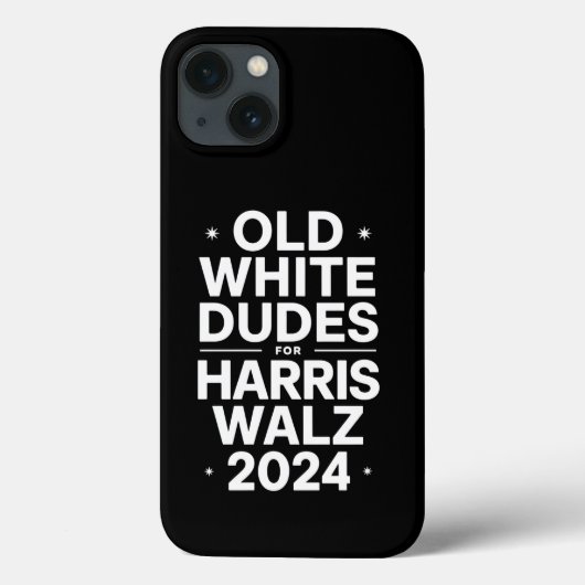 Harris Walz 民主党を支持する白人おじさんたち Case-Mate iPhoneケース (裏面)