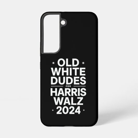Harris Walz 民主党を支持する白人のおじさんたち Samsung Galaxyケース (裏面)