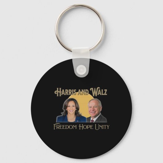 Harris Walz 2024カマラティム社長兼副社長 キーホルダー (正面)
