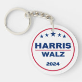 Harris Walz 2024カマラハリスティムワルツ選挙 キーホルダー (正面)