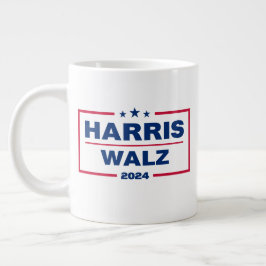 Harris Walz 2024カマラハリスティムワルツ選挙 ジャンボコーヒーマグカップ