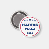 Harris Walz 2024カマラハリスティムワルツ選挙 マグネット (正面/裏面)