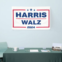 Harris Walz 2024カマラハリスティムワルツ選挙 横断幕