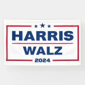 Harris Walz 2024カマラハリスティムワルツ選挙 横断幕 (横)