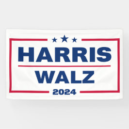 Harris Walz 2024カマラハリスティムワルツ選挙 横断幕