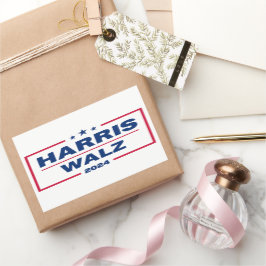 Harris Walz 2024カマラハリスティムワルツ選挙 長方形シール
