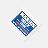 Harris Walz 2024キャンペーン スタンダードカクテルナプキン (角)