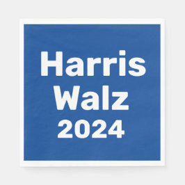 Harris / Walz 2024キャンペ大統領のーン スタンダードランチョンナプキン