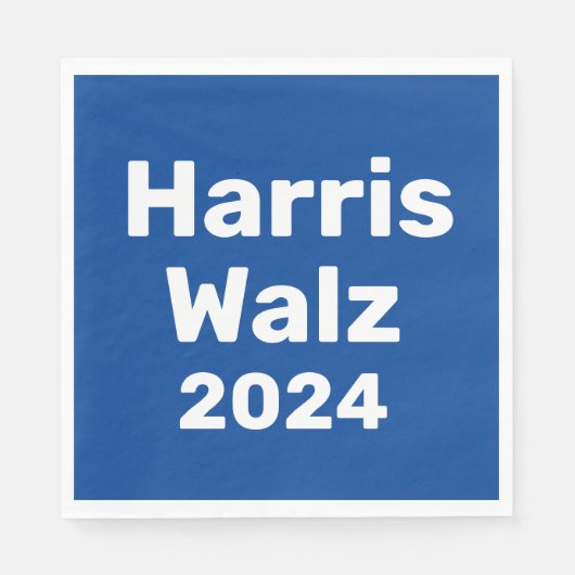 Harris / Walz 2024キャンペ大統領のーン スタンダードランチョンナプキン (正面)
