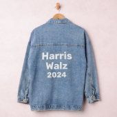 Harris / Walz 2024キャンペ大統領のーン デニムジャケット (ハンガー)