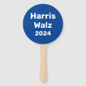 Harris / Walz 2024キャンペ大統領のーン ハンドファン (裏面)