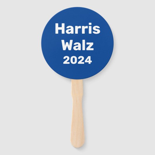 Harris / Walz 2024キャンペ大統領のーン ハンドファン (正面)