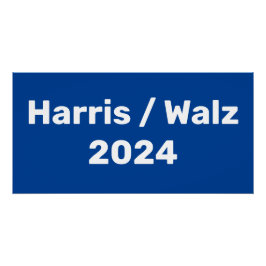 Harris / Walz 2024キャンペ大統領のーン ポスター